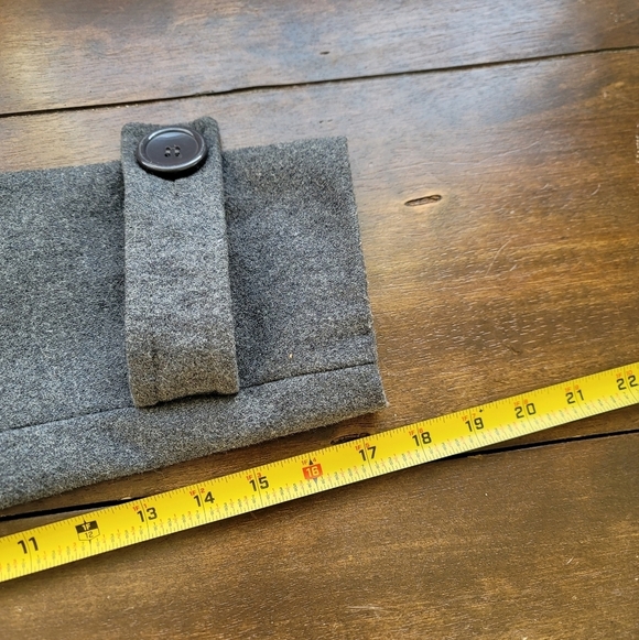 VTG Forecaster of Boston Wool Mid-Length Coat Plaid Contrast Hood size 16 Gray - Picture 9 of 11